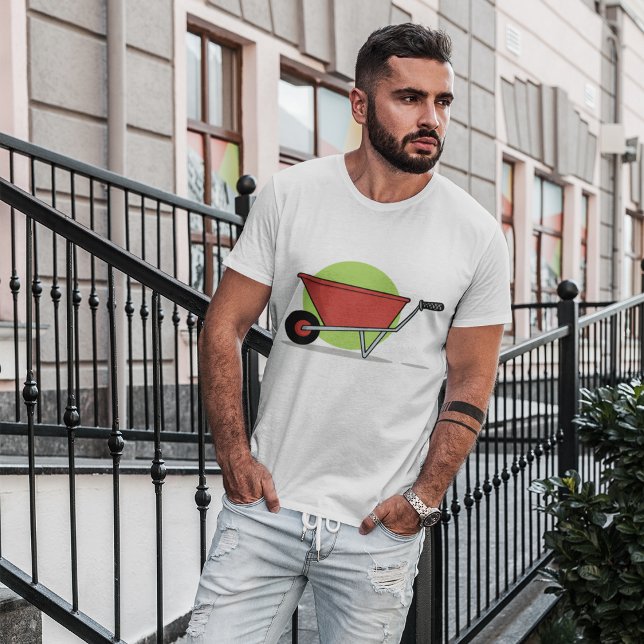 Red Wheelbarrow Garden Cart T-Shirt (Creator Uploaded)