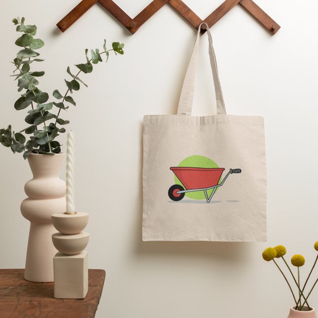 Red Wheelbarrow Tote Bag (Creator Uploaded)