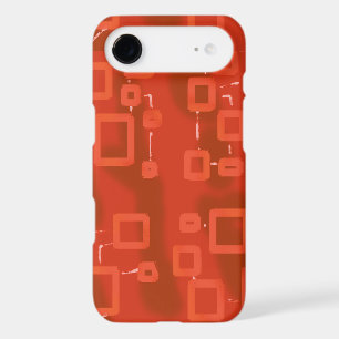 Red Whimsical Geometric Abstract iPhone 17 Air Case
