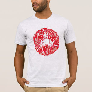 Red Whirling Koi Carp Fish Group Classic Men's T T-Shirt