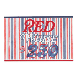 Red White & 250 Placemat