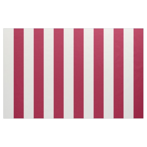 Red & White 2" Stripe USA Victorian Fabric