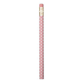 Red White Alhambra Design Pencil