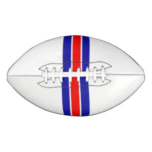 Red & White and Blue 2 Panel Design Football