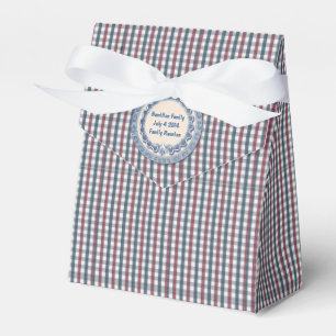 Red, White and Blue Americana Event Favor Gift Box