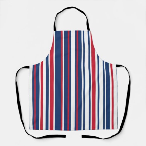 Red White and Blue Apron