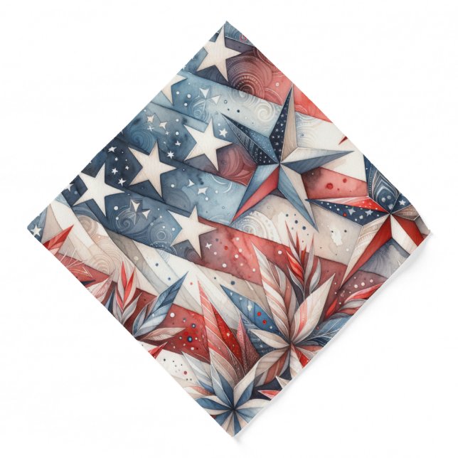 Red White and Blue Bandana (Front)