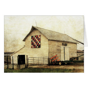 Red, White, and Blue Barn Quilt Cards