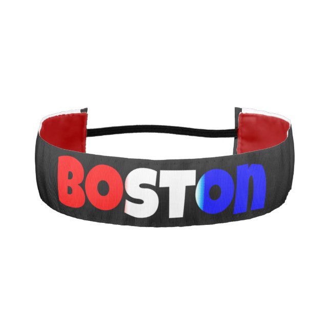 Red, White and Blue Boston Athletic Headband (Front)