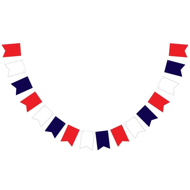 Red White and Blue  Bunting Flags (All)