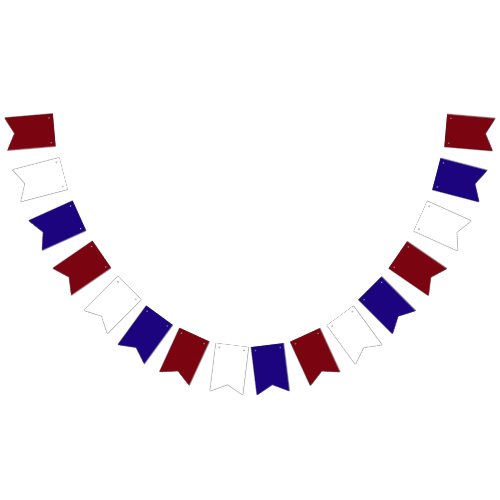 Red White and Blue Bunting Flags