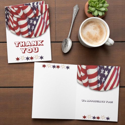 Red White and Blue Bunting with Stars Custom