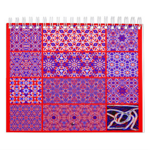 Red, White and Blue Calendar