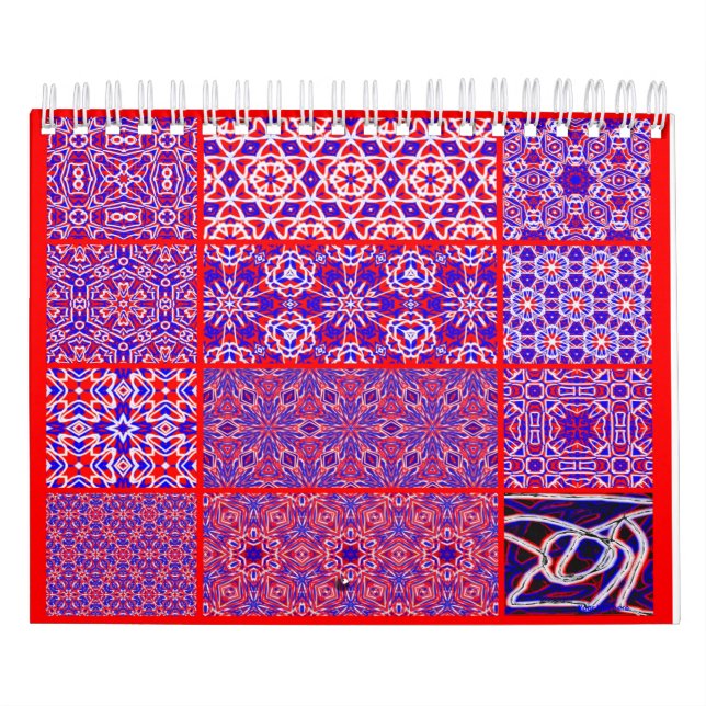 Red, White and Blue Calendar (Cover)