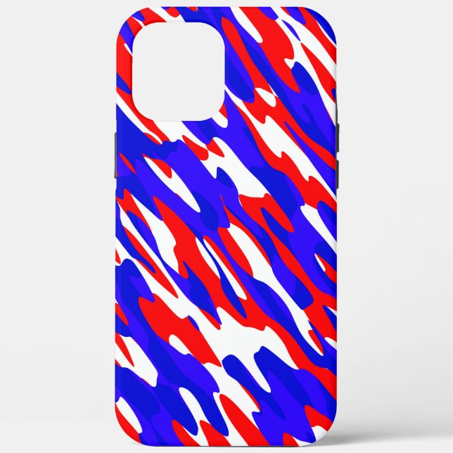red white and blue camo Case-Mate iPhone case (Back)