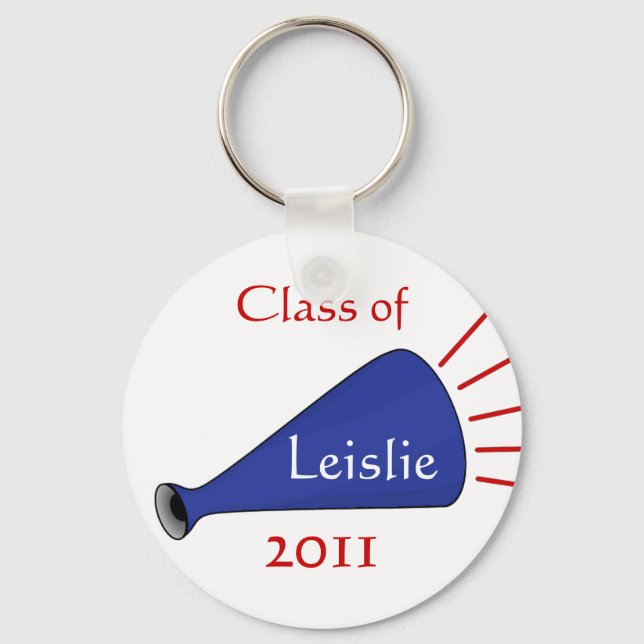Red, White, and Blue Cheerleader KeyChain (Front)