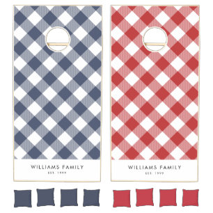Red White and Blue Cornhole Set