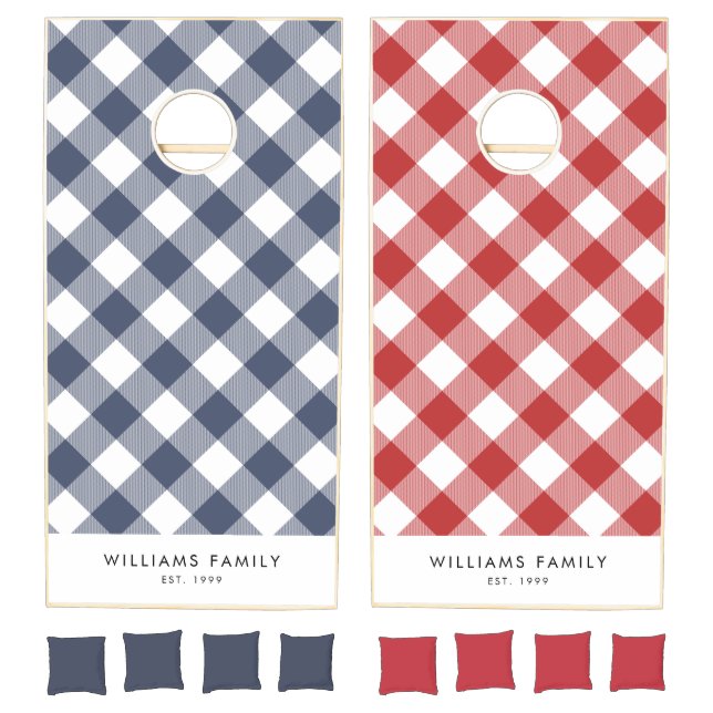 Red White and Blue Cornhole Set (Set)