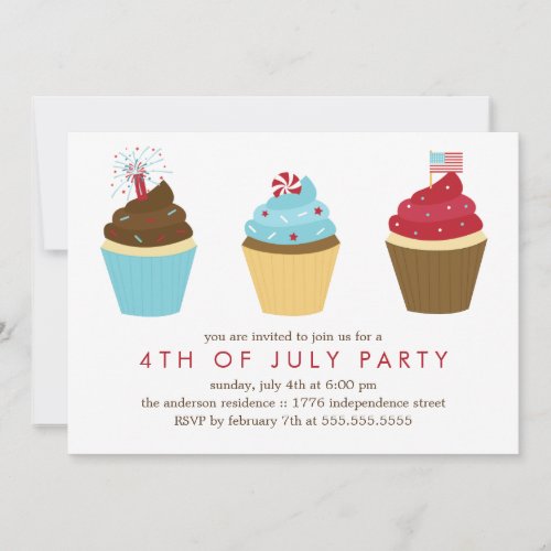 4th of July Party Invitations