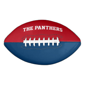 Red, White, and Blue Custom Football