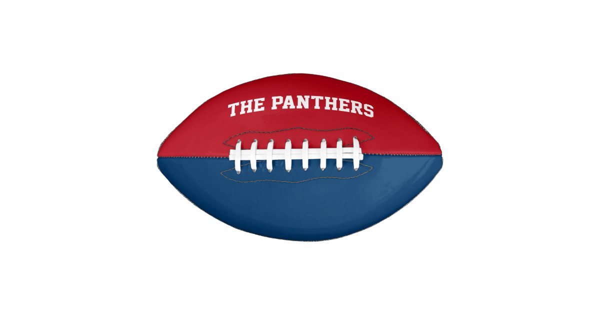 Red, White, and Blue Custom Football