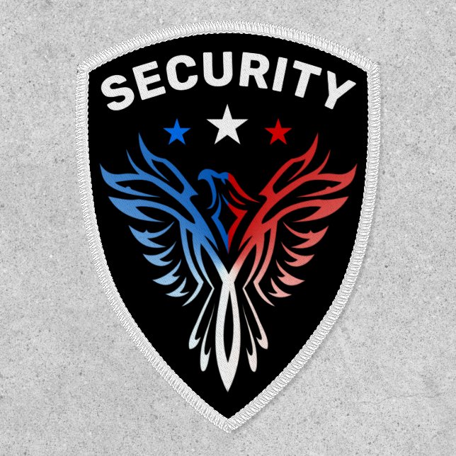 Red White and Blue Eagle Security Patch (Front)