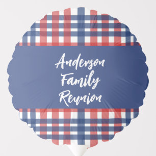 Red, White and Blue Family Reunion Balloon