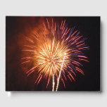 Red, White and Blue Fireworks I Guest Book