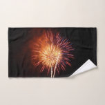 Red, White and Blue Fireworks I Hand Towel