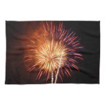 Red, White and Blue Fireworks I Kitchen Towel