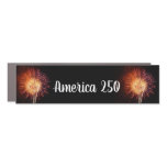 Red, White and Blue Fireworks I Patriotic Car Magnet