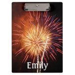 Red, White and Blue Fireworks I Patriotic Clipboard