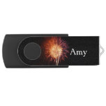 Red, White and Blue Fireworks I Patriotic Flash Drive