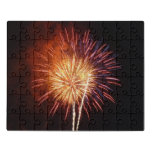 Red, White and Blue Fireworks I Patriotic Jigsaw Puzzle
