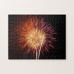 Red, White and Blue Fireworks I Patriotic Jigsaw Puzzle