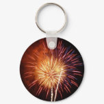 Red, White and Blue Fireworks I Patriotic Keychain