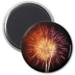 Red, White and Blue Fireworks I Patriotic Magnet