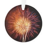 Red, White and Blue Fireworks I Patriotic Ornament