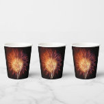 Red, White and Blue Fireworks I Patriotic Paper Cups