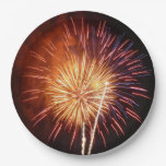 Red, White and Blue Fireworks I Patriotic Paper Plates