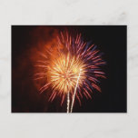 Red, White and Blue Fireworks I Patriotic Postcard