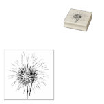 Red, White and Blue Fireworks I Patriotic Rubber Stamp