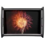 Red, White and Blue Fireworks I Patriotic Serving Tray