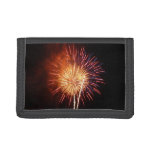 Red, White and Blue Fireworks I Patriotic Trifold Wallet