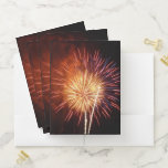 Red, White and Blue Fireworks I Pocket Folder