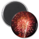 Red, White and Blue Fireworks II Patriotic Magnet
