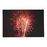 Red, White and Blue Fireworks II Patriotic Placemat
