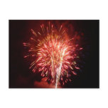 Red, White and Blue Fireworks II Patriotic Postcard
