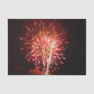 Red, White and Blue Fireworks II Patriotic Tissue Paper