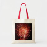 Red, White and Blue Fireworks II Patriotic Tote Bag